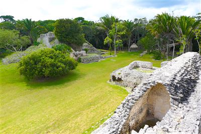 Mexiko Halbinsel Yucatan Mayastätte Kohunlich